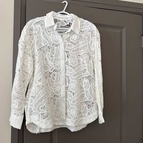 Like New Mango Crochet Top - Picture 1 of 3